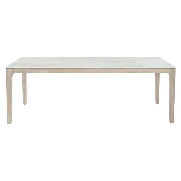 Product Image 1 for Marbella Dekton Outdoor 72" White Rectangular Dining Table from Bernhardt Furniture