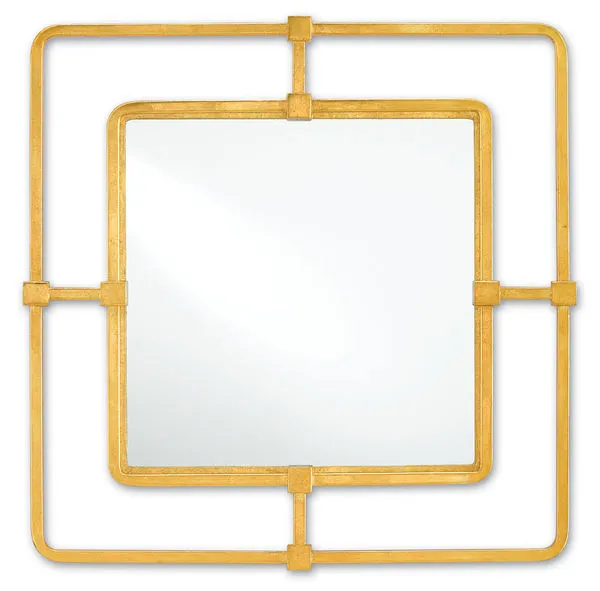 Product Image 1 for Metro Square Mirror from Currey & Company