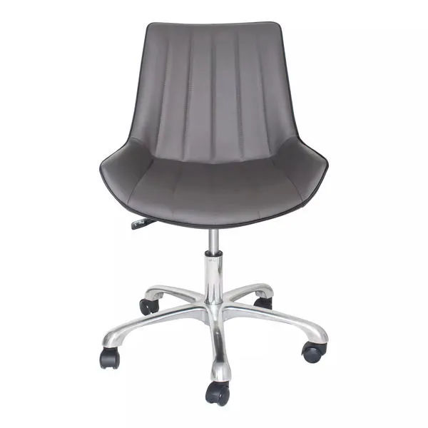 Product Image 1 for Mack Swivel Office Chair Grey from Moe's