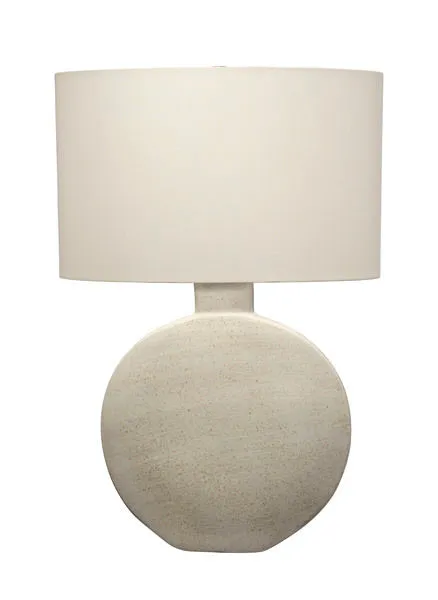 Product Image 1 for Moon Cream Ceramic Table Lamp from Jamie Young