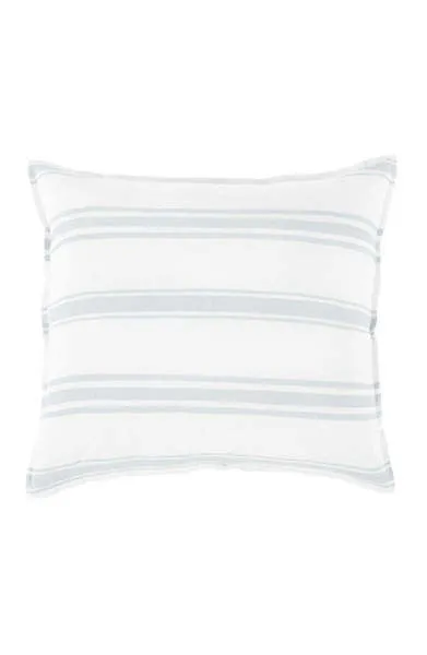 Product Image 1 for Jackson Linen Euro Sham - White /  Ocean from Pom Pom at Home