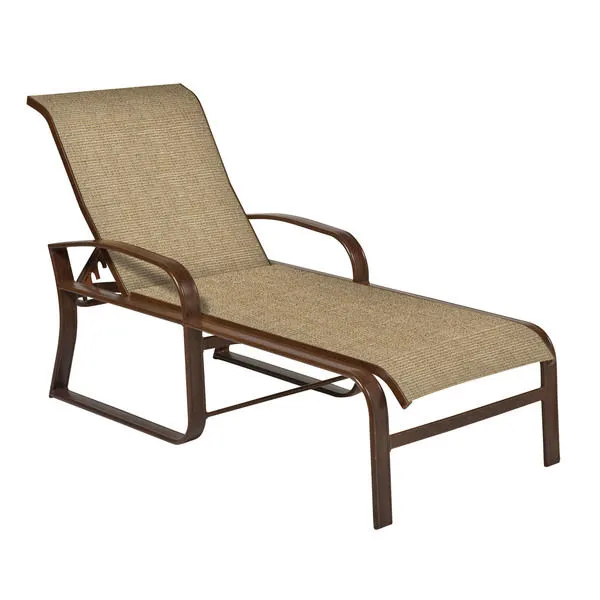 Product Image 1 for Cayman Isle Sling Adjustable Chaise Lounge from Woodard
