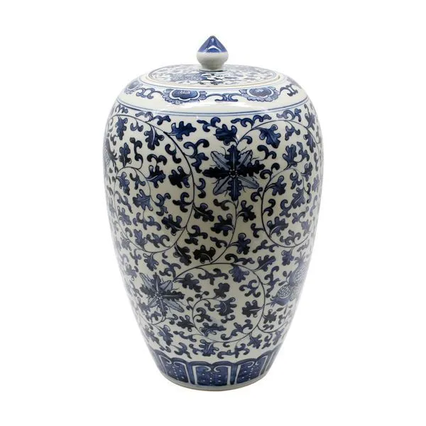 Product Image 1 for Blue & White Pomegranate Ginger Jar from Legend of Asia