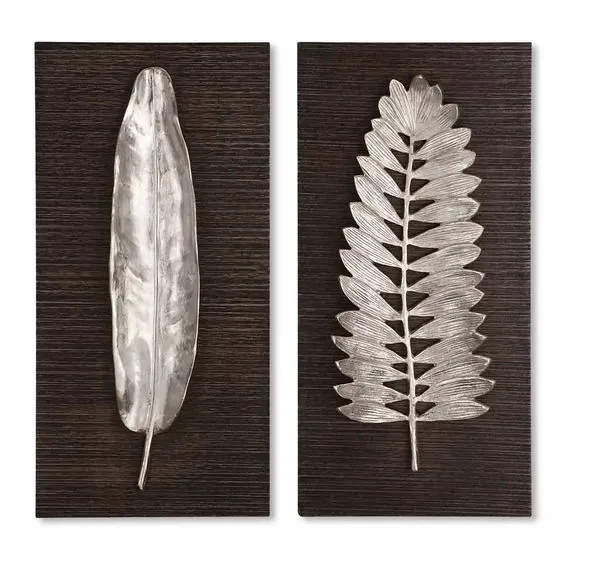 Product Image 2 for Uttermost Silver Leaves Wall Art from Uttermost