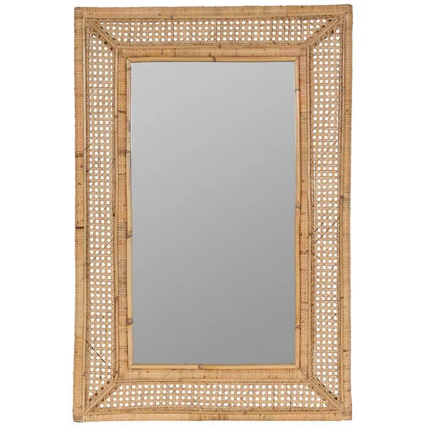 Product Image 1 for Jacob Natural Rattan Wall Mirror from Cooper Classics