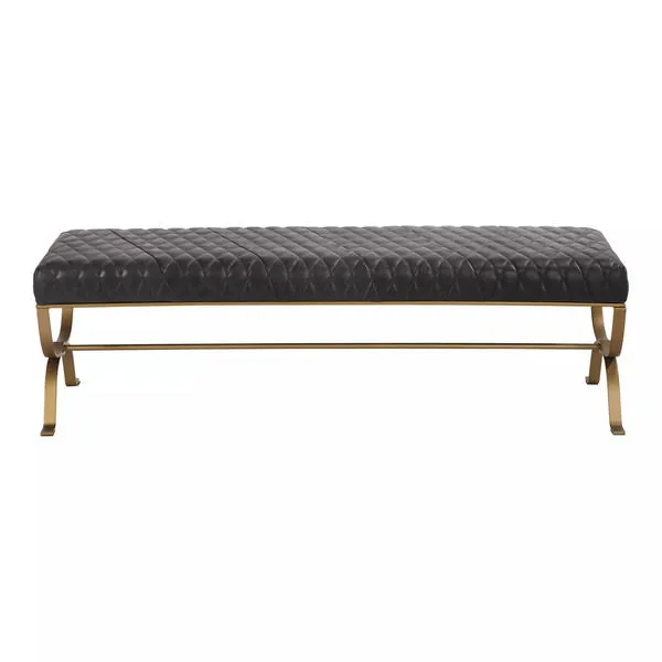 Product Image 2 for Teatro Bench Antique Black from Moe's