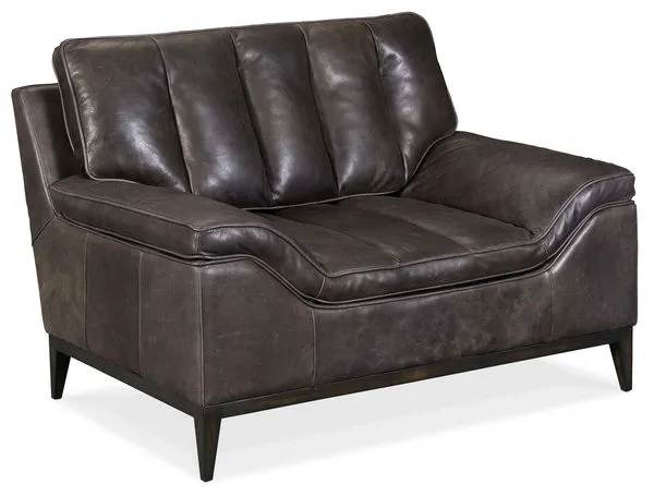 Product Image 1 for Kandor Leather Stationary Chair from Hooker Furniture