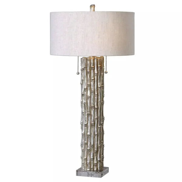 Product Image 2 for Uttermost Silver Bamboo Table Lamp from Uttermost
