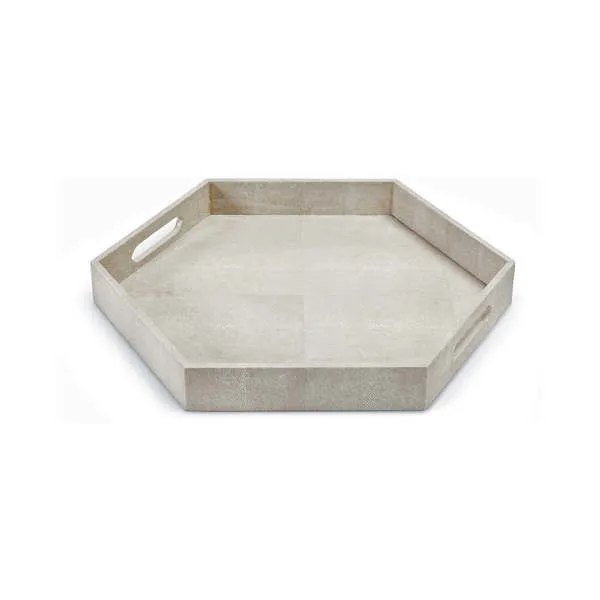 Product Image 1 for Shagreen Hex Tray from Regina Andrew Design