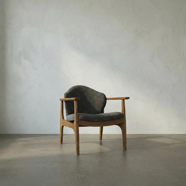 Product Image 1 for Vittorio Chair with Grey Fabric from Noir