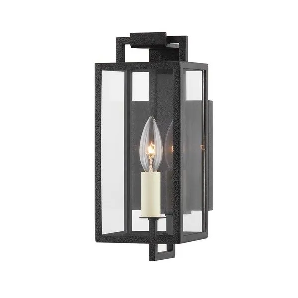 Product Image 1 for Beckham Forged Iron 1-Light Exterior Small Wall Sconce from Troy Lighting