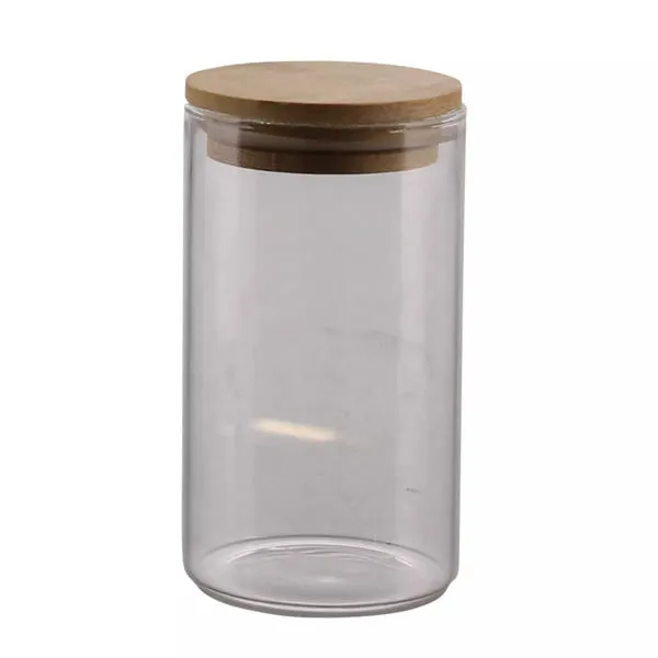 Product Image 1 for Finn Canister - Glass with Wood Lid from Homart