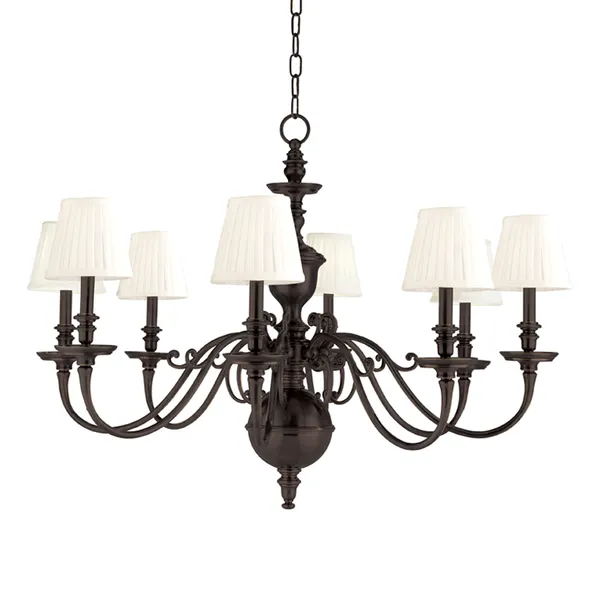 Product Image 1 for Charleston 8 Light Chandelier from Hudson Valley