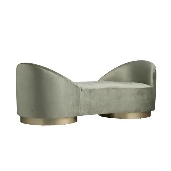 Product Image 1 for Selene Chaise Sage Performance Velvet from Arteriors
