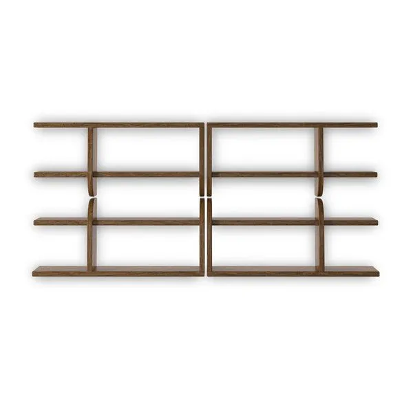 Product Image 1 for Evren 84" Double Wall Shelf from Four Hands