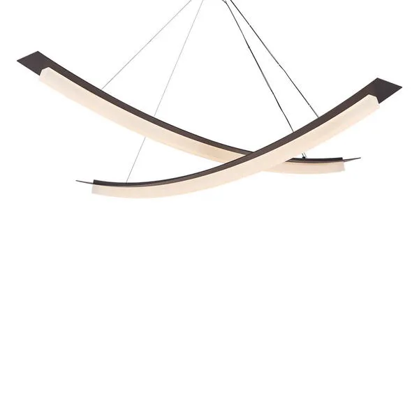 Product Image 1 for Kaguya Black Brass Chandelier from Sonneman