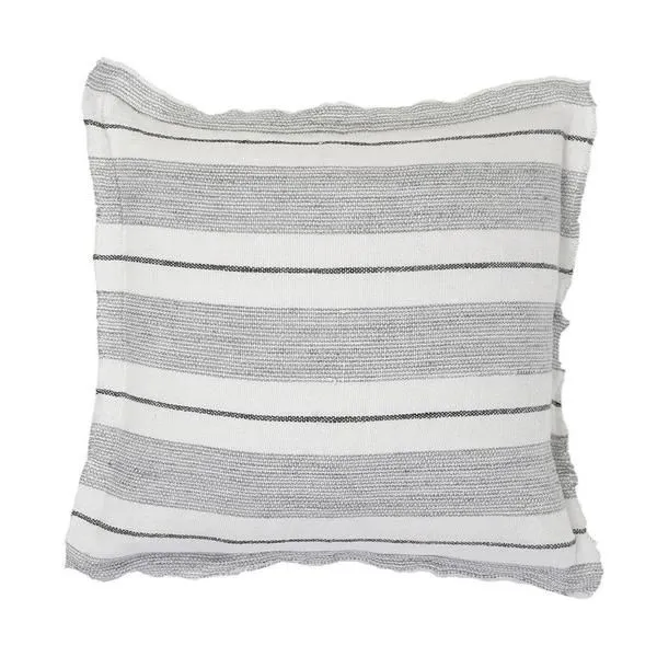 Product Image 1 for Laguna 20" Linen Accent Pillow with Insert - Grey / Charcoal from Pom Pom at Home