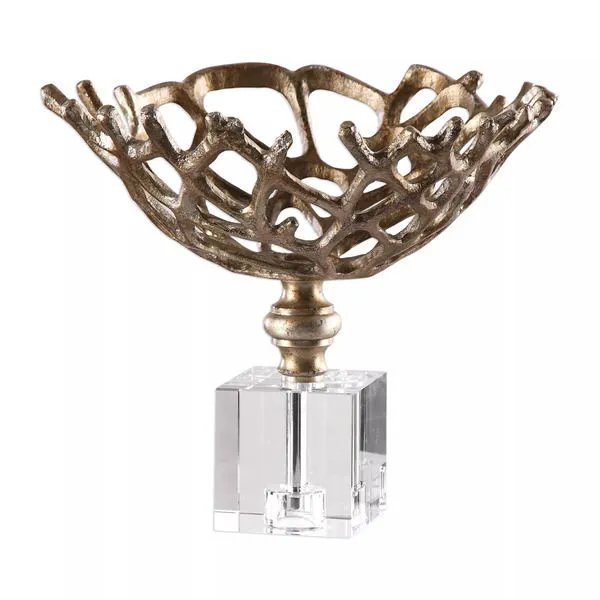 Product Image 1 for Uttermost Tiana Metallic Gold Bowl from Uttermost