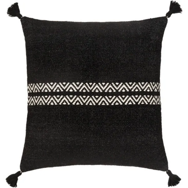 Product Image 7 for Josie Black / Cream Pillow from Surya