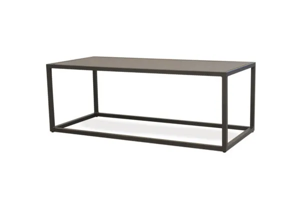 Product Image 1 for Loft Essentials Rectangular Cocktail Table Faux Stone Italy Bronze Metallic Frame from Lloyd Flanders