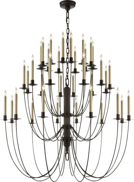 Product Image 1 for Erika Three-Tier Chandelier from Visual Comfort
