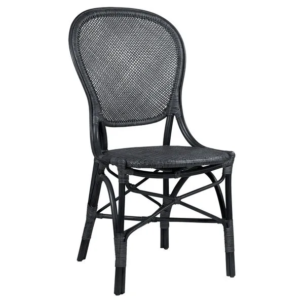 Product Image 1 for Rossini Rattan Dining Side Chair in Black from Sika Design