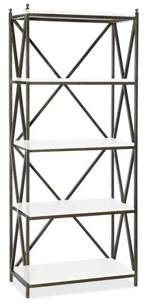 Product Image 1 for Commerce & Market Metal-Stone Etagere Frame from Hooker Furniture