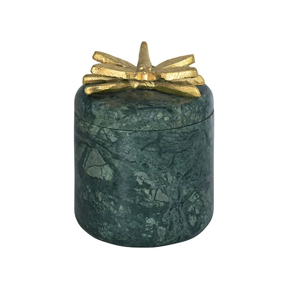 Product Image 1 for Darner Marble Container from Worlds Away