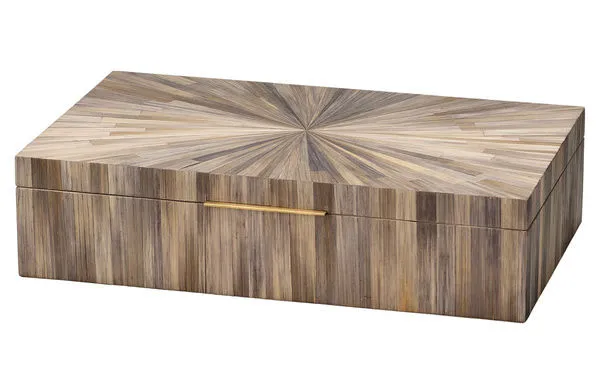Product Image 1 for Palm Marquetry Box from Jamie Young