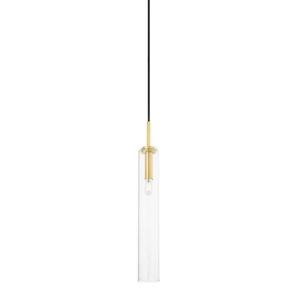Product Image 1 for Nyah Small Aged Brass Pendant Light from Mitzi