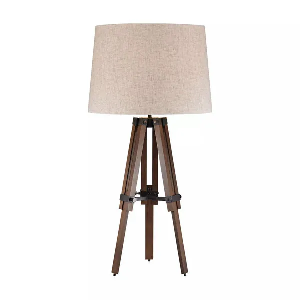 Product Image 1 for Wooden Brace Tripod Lamp from Elk Home