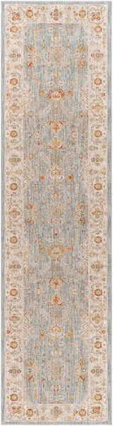 Product Image 1 for Avant Garde Woven Denim / Cream Rug - 2'7" x 10' from Surya
