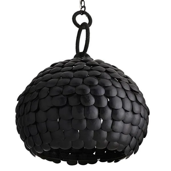 Product Image 3 for Ramya Black Coconut Pendant from Arteriors