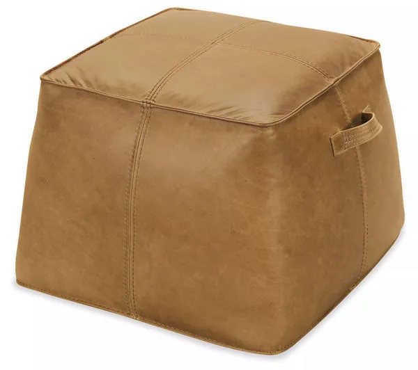 Product Image 1 for Birks Large Leather Ottoman from Hooker Furniture