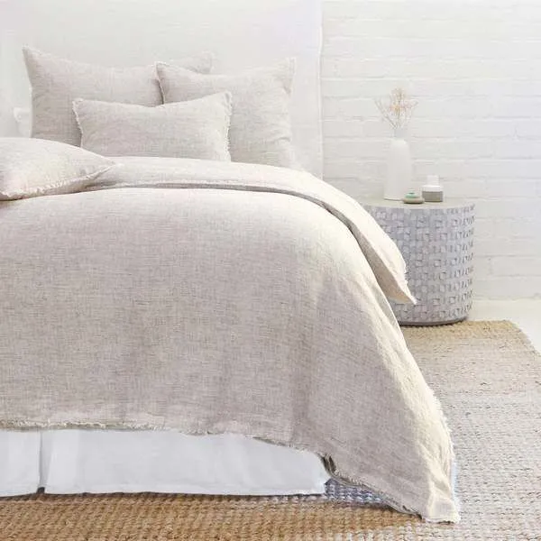 Product Image 1 for Logan Terra Cotta Linen Queen Duvet Cover from Pom Pom at Home