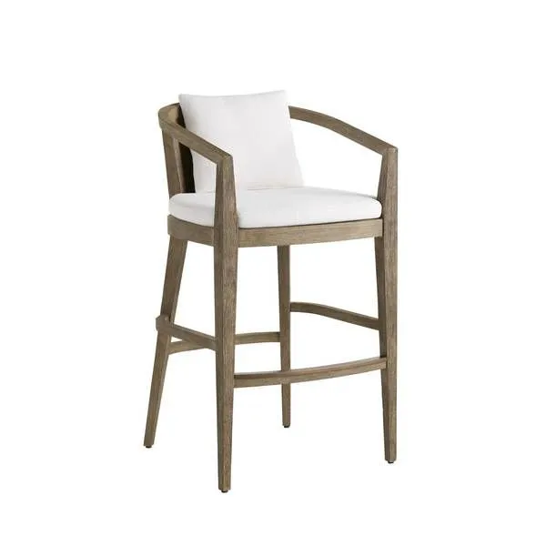 Product Image 1 for Sobek Textured Back Outdoor Stool from Arteriors