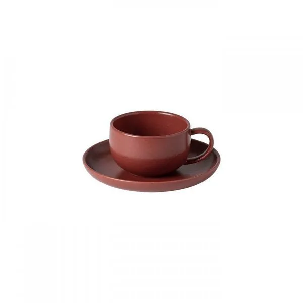 Product Image 1 for Pacifica Tea Cup And Saucer, Set of 6 - Cayenne from Casafina