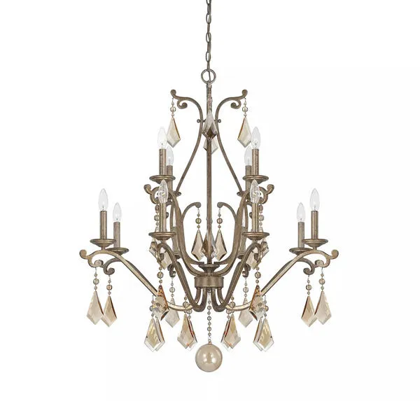 Product Image 1 for Rothchild 8+4 Chandelier from Savoy House 