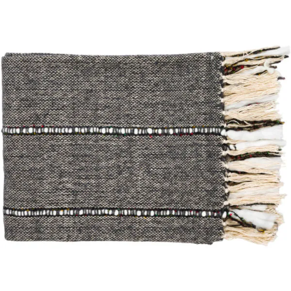 Product Image 4 for Galway Charcoal Throw from Surya