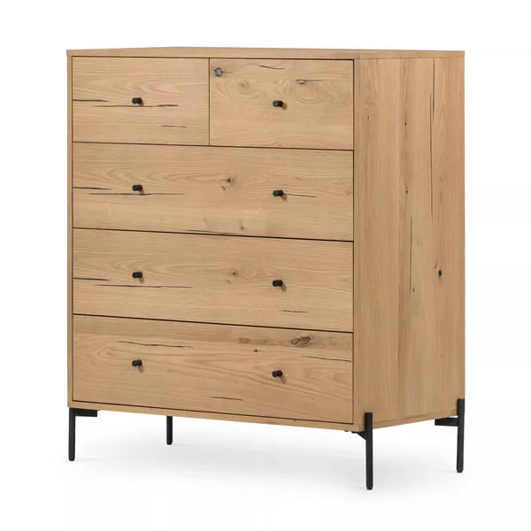 Product Image 6 for Eaton 5 Drawer Dresser Light Oak Resin from Four Hands