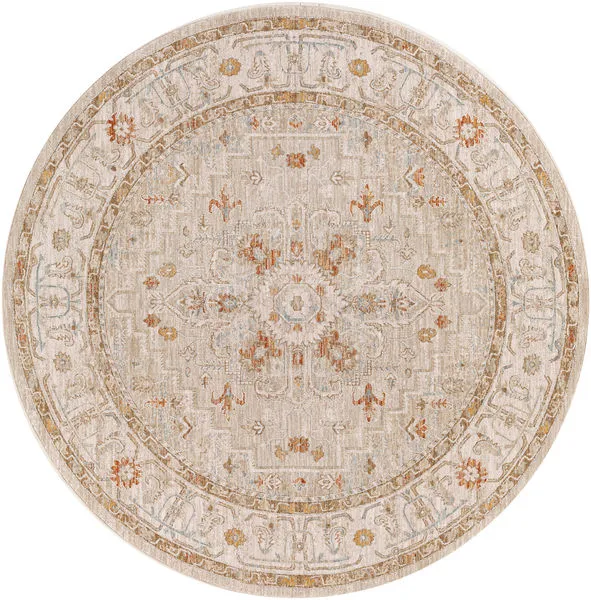 Product Image 1 for Avant Garde Woven Sage / Light Beige Rug - 5'3" Round from Surya