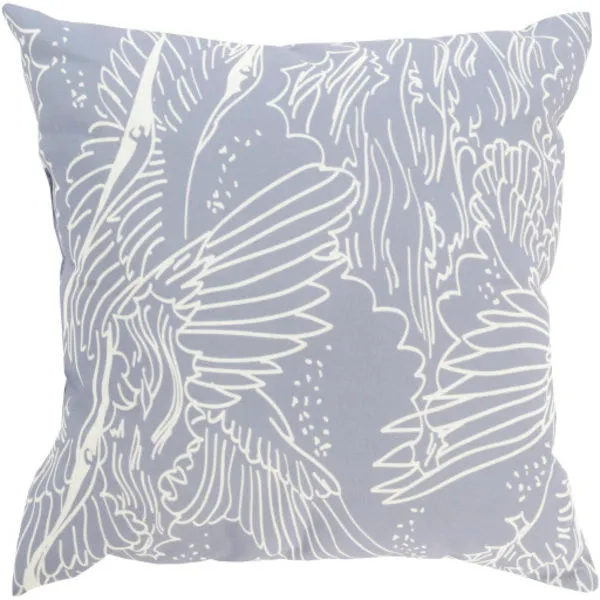Product Image 1 for Mizu Gray Botanical Outdoor Pillow from Surya