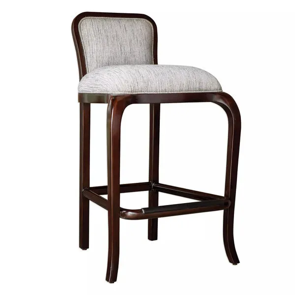 Product Image 2 for Uttermost Tilley Mahogany Bar Stool from Uttermost