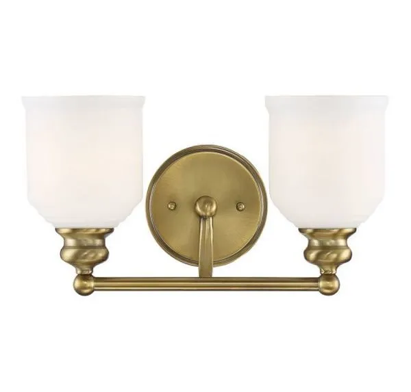 Product Image 1 for Melrose 2 Light Bath Bar from Savoy House 