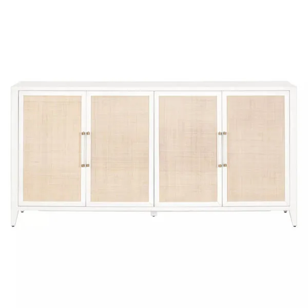 Product Image 3 for Holland White Rattan Media Sideboard from Essentials for Living