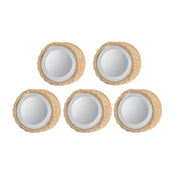 Product Image 1 for Honeycomb Deep 4" Frame Beveled Mirrors   Set Of 5 from Elk Home