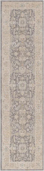 Product Image 1 for Avant Global-Inspired Wool Charcoal / Beige Rug - 2'7" x 10' from Surya