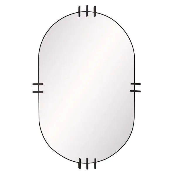 Product Image 4 for Wilder Black Bronze Iron Mirror from Arteriors