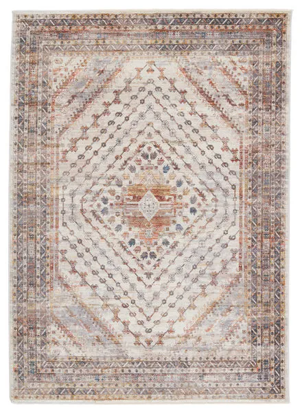 Product Image 5 for Canna Medallion Multicolor/ Light Gray Rug from Jaipur 