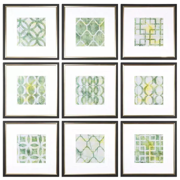 Product Image 2 for Uttermost Metric Links Geometric Art, S/9 from Uttermost